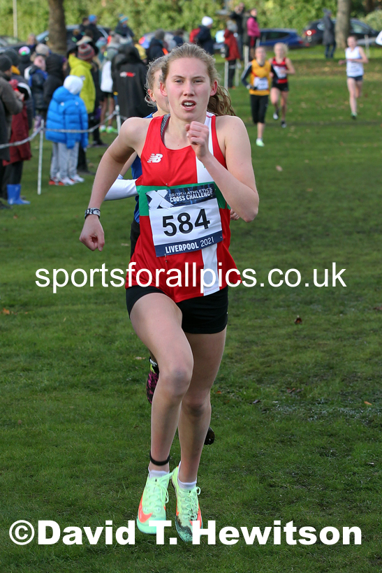 Womens under-17s and under-20s, European Cross Country Championships Trials, Sefton Park, Liverpool. Photo: David T. Hewitson/Sports for All Pics